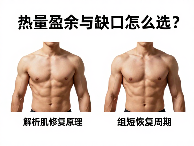 热量盈余与缺口怎么选？解析肌肉修复原理，缩短恢复周期