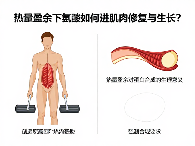 热量盈余下氨基酸如何促进肌肉修复与生长？原理全解析