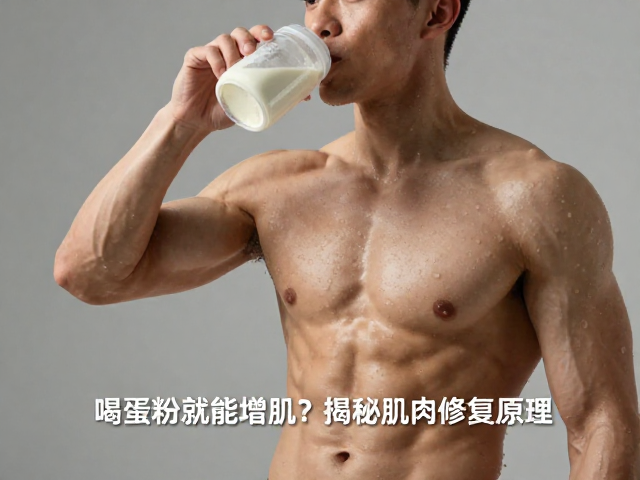 喝蛋白粉就能增肌?揭秘肌肉修复原理,降低训练后分解助生长