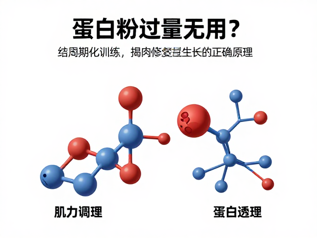 蛋白粉过量无用？结合周期化训练，揭秘肌肉修复生长的正确原理