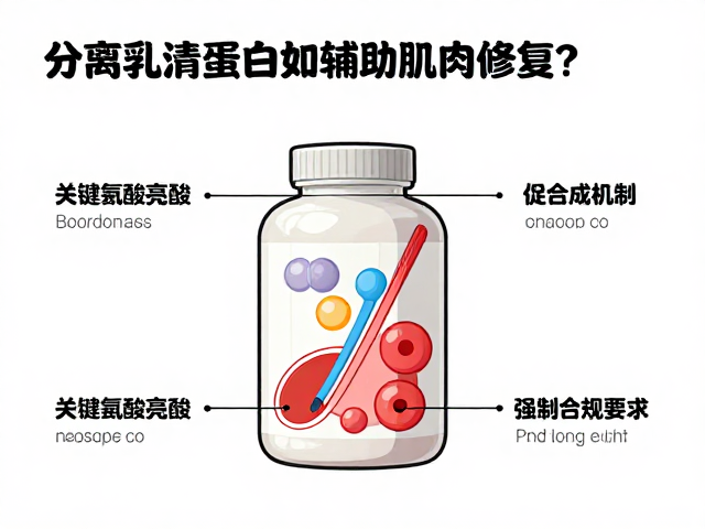 分离乳清蛋白如何辅助肌肉修复?健身增肌人群必看的生长原理