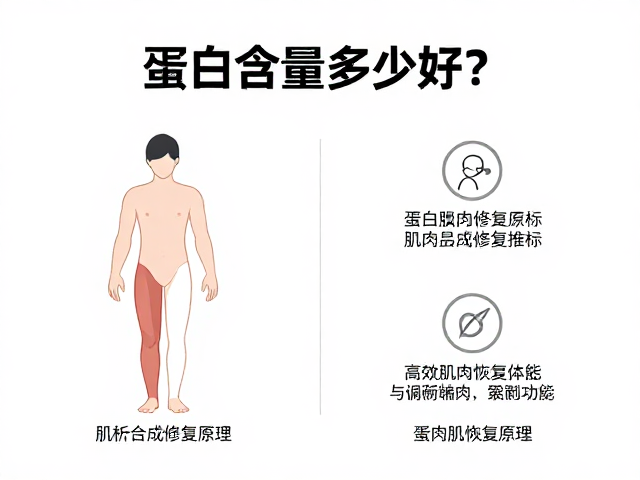 蛋白含量多少好？解析肌肉修复原理，高效辅助恢复体能