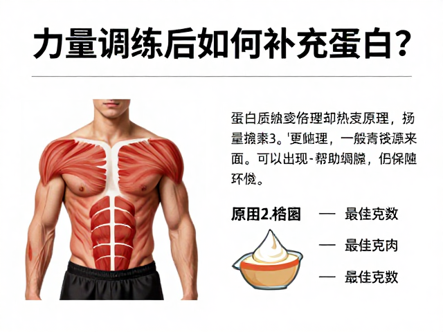 力量训练后如何补充蛋白？解析肌肉修复原理与每份最佳克数
