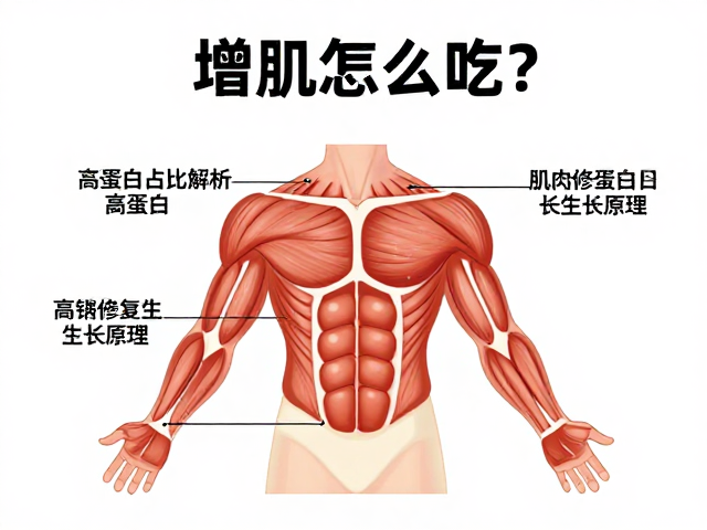 增肌怎么吃？高蛋白占比解析与肌肉修复生长原理