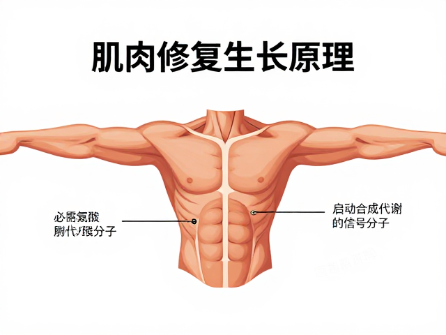肌肉修复生长原理,正餐补足总蛋白与必需氨基酸的关键作用