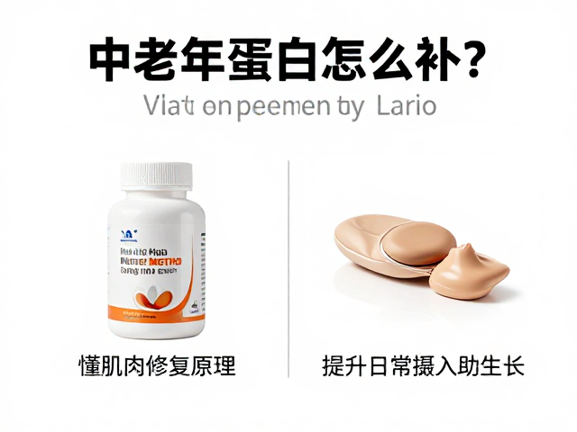 中老年蛋白怎么补?懂肌肉修复原理,提升日常摄入助生长