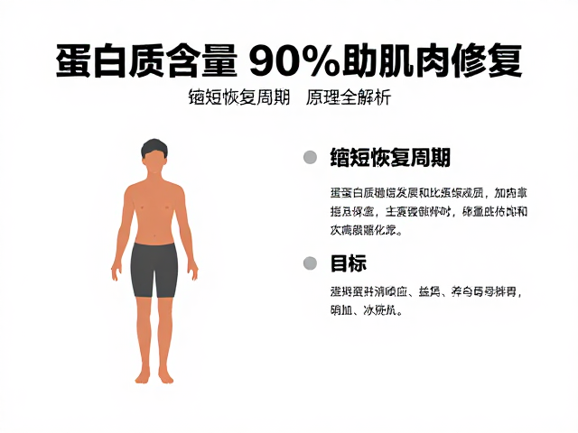 蛋白质含量超90%助肌肉修复,缩短恢复周期原理全解析