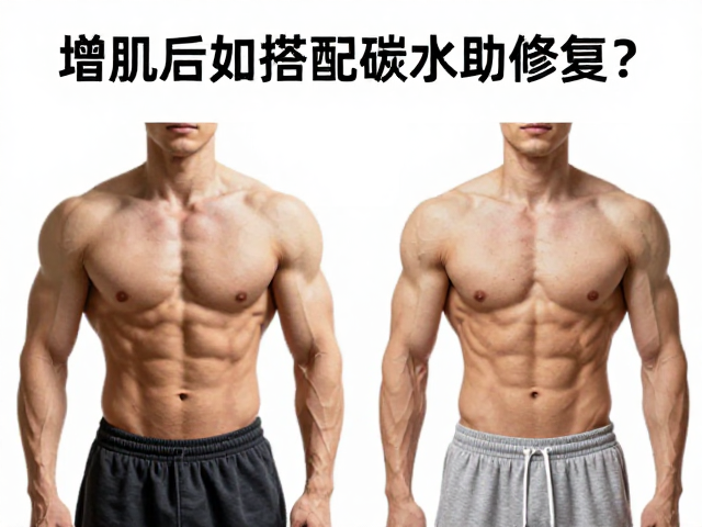 增肌后如何搭配碳水助修复？体重管理替代加餐指南