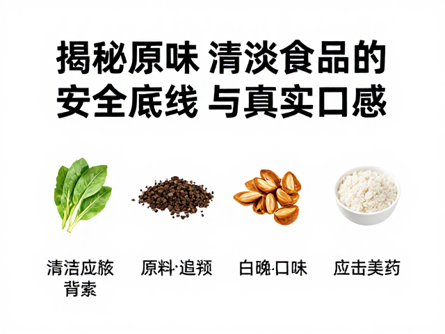 清洁标签，原料可追溯，揭秘原味清淡食品的安全底线与真实口感
