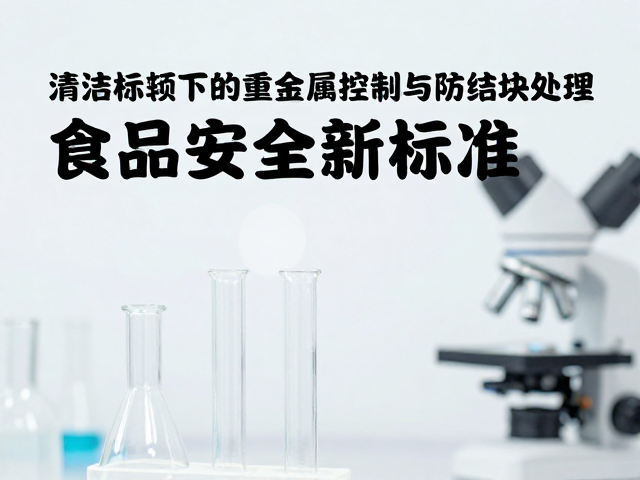 清洁标签下的重金属控制与防结块处理,食品安全新标准