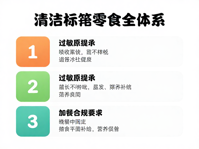 清洁标签零食怎么选?过敏原提示,加餐营养补给全攻略