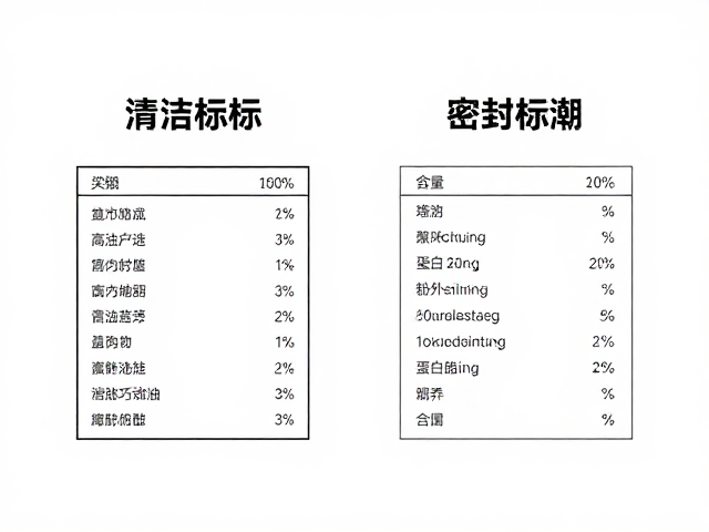 清洁标签，密封防潮，高蛋白含量百分比食品选购指南