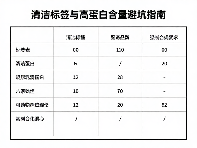 有机乳清蛋白怎么选？清洁标签与高蛋白含量避坑指南