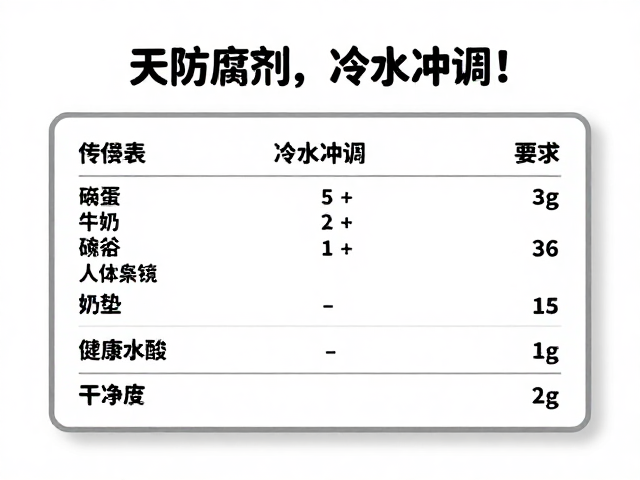 无防腐剂，冷水冲调！配料表干净的健康饮品推荐