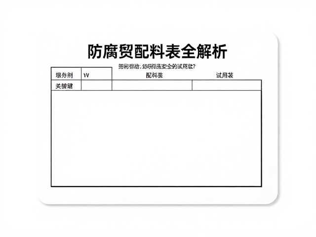 无防腐剂配料表全解析，如何挑选安全的试用装？