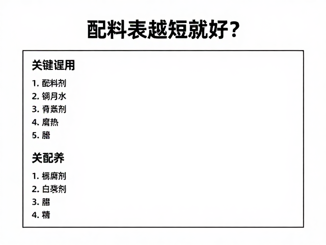 配料表越短越好?揭秘无防腐剂食品,单一配料真的更安全吗