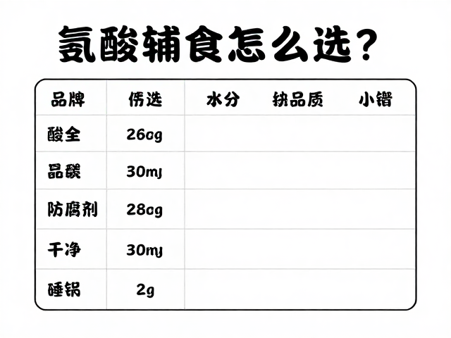 氨基酸谱全、无防腐剂,配料表干净,宝宝辅食怎么选?