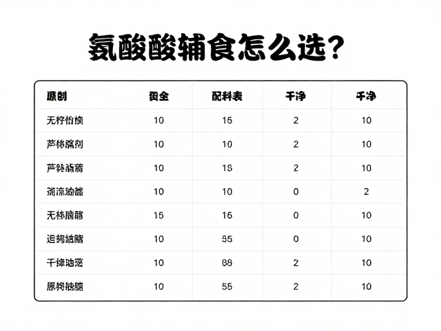 氨基酸谱全、无防腐剂,配料表干净,宝宝辅食怎么选?