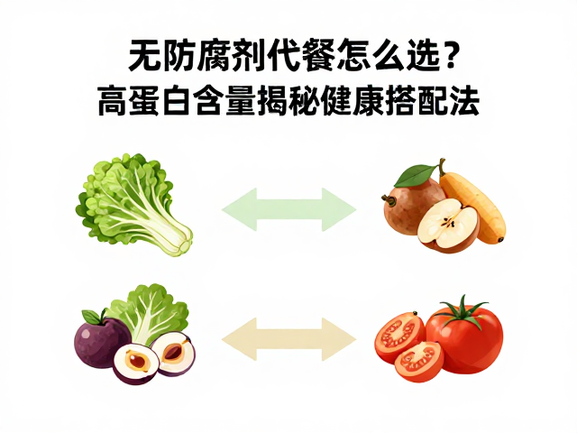 无防腐剂代餐怎么选?高蛋白含量揭秘健康搭配法