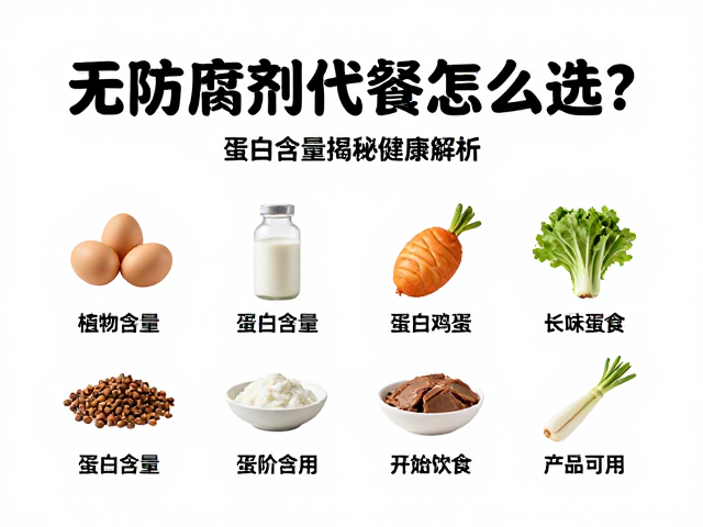 无防腐剂代餐怎么选?高蛋白含量揭秘健康搭配法