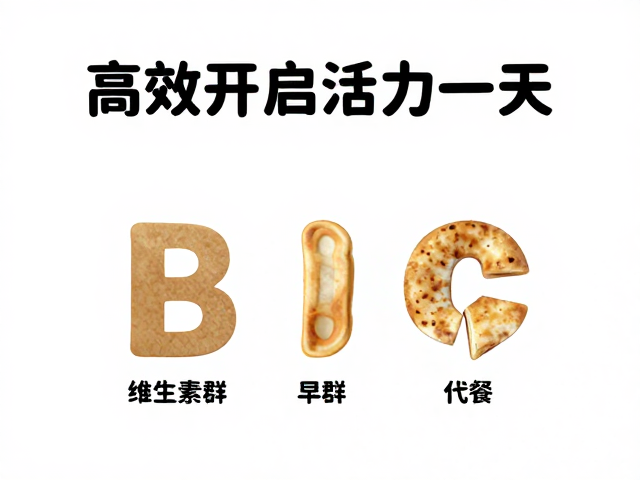 早餐搭配指南,维生素B群,代餐,高效开启活力一天