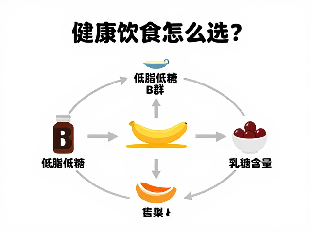 维生素B群,低脂低糖,乳糖含量,健康饮食怎么选?