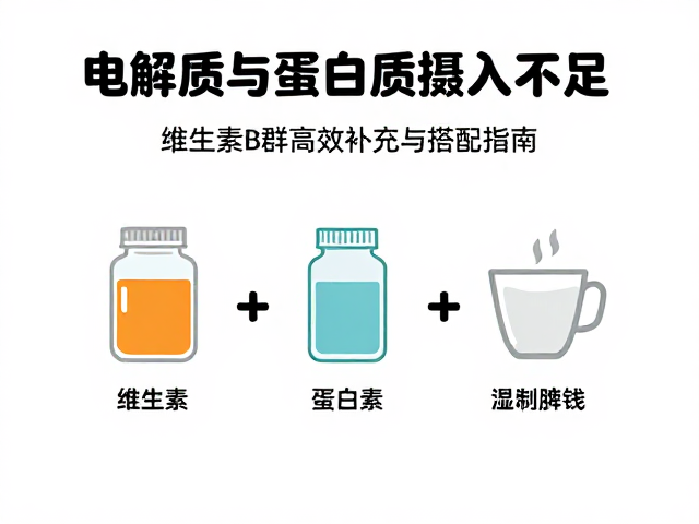 电解质与蛋白质摄入不足?维生素B群如何高效补充与搭配指南