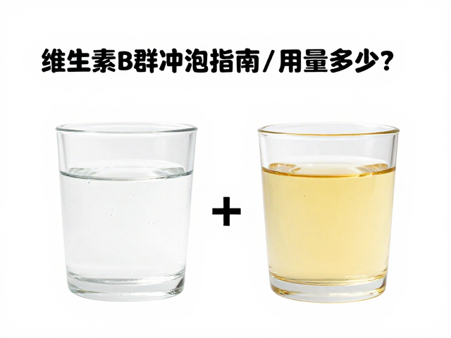 维生素B群冲泡指南，每次用量多少？冲前冲后大对比
