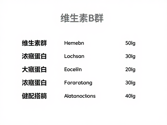 维生素B群,浓缩蛋白,大豆蛋白怎么吃?科学搭配提升吸收率与健康