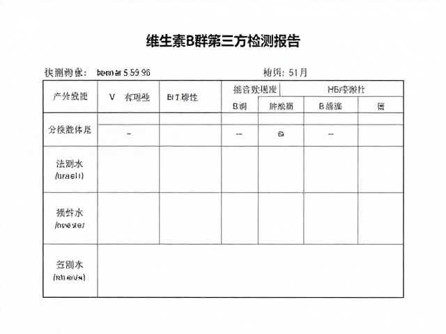 维生素B群第三方检测报告,冲调水温对活性影响的实测分析