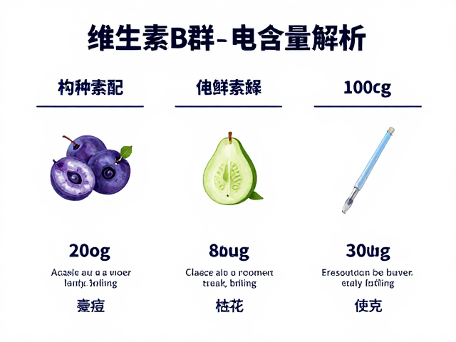 维生素B群与电解质补充，每100克关键含量解析与科学摄入指南