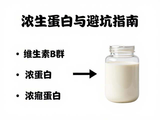 维生素B群，浓缩蛋白怎么代餐？搭配公式与避坑指南