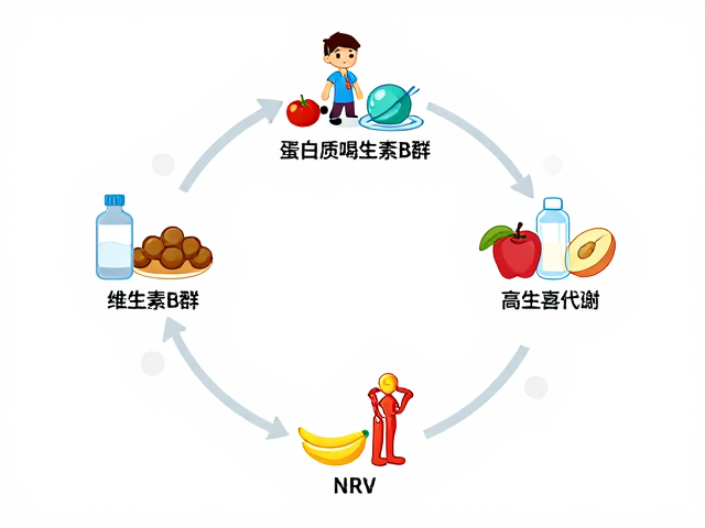 蛋白质摄入不足人群补维生素B群，关注NRV，高效改善代谢