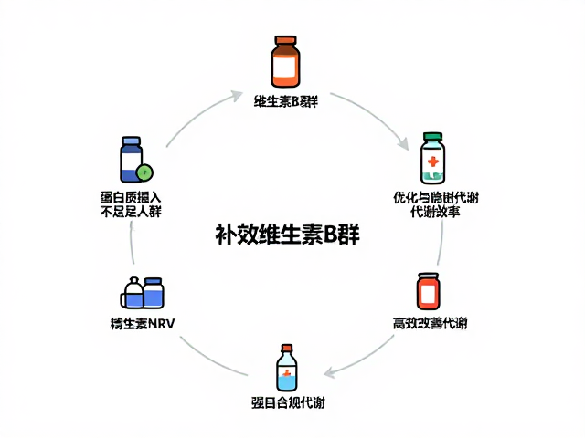 蛋白质摄入不足人群补维生素B群,关注NRV,高效改善代谢