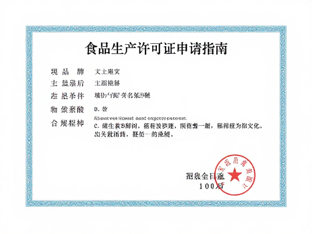 含维生素B群与必需氨基酸食品生产许可证申请指南