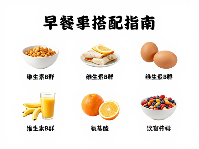 早餐搭配指南，维生素B群与氨基酸完整性，唤醒高效一天