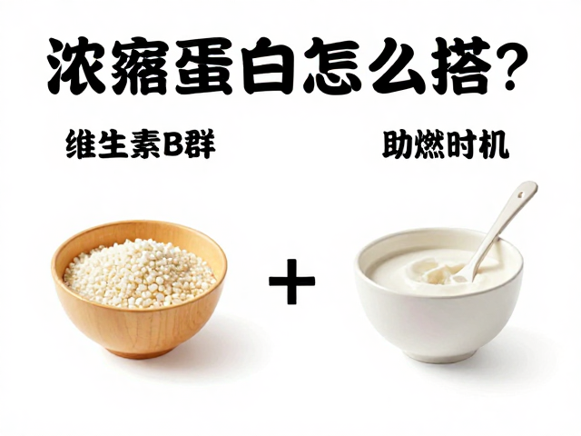 维生素B群，浓缩蛋白怎么搭？代餐适配指南助燃代谢