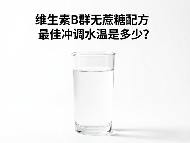 维生素B群无蔗糖配方，最佳冲调水温是多少？