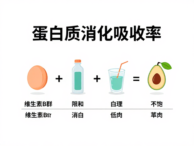 维生素B群与蛋白质消化吸收率，低脂饮食如何提升营养效率