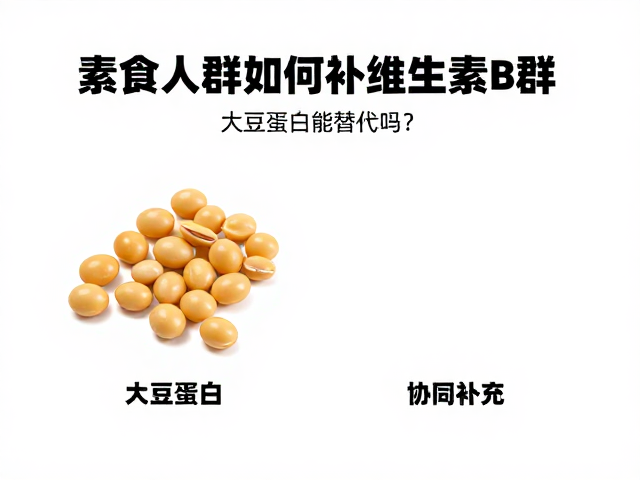 素食人群如何补充维生素B群?大豆蛋白能替代吗?