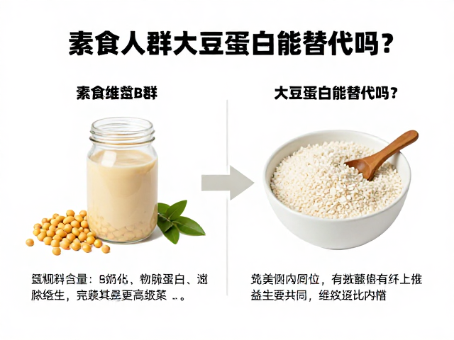 素食人群如何补充维生素B群?大豆蛋白能替代吗?