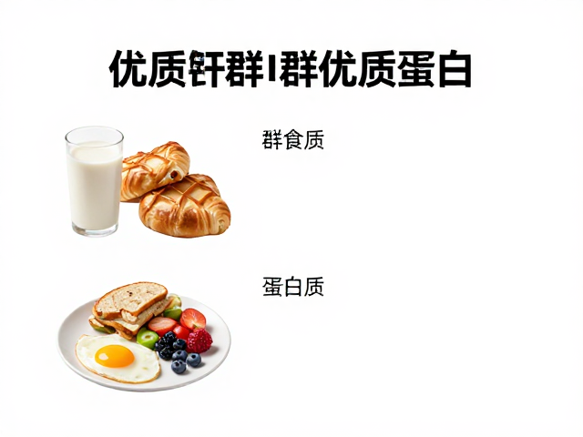 早餐搭配,维生素B群,优质蛋白,唤醒一天活力