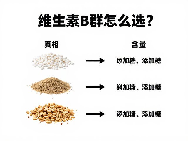 维生素B群怎么选？每份含量与添加糖真相揭秘
