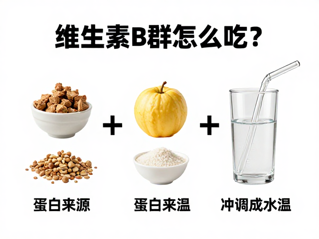 维生素B群怎么吃?每份蛋白占比与冲调水温的关键指南