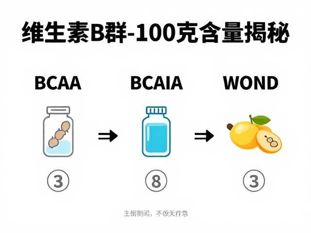 维生素B群与BCAA每100克含量大揭秘,高效补充指南