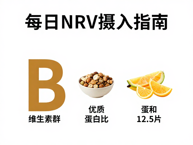 维生素B群搭配优质蛋白来源，每日NRV摄入指南