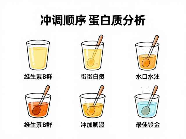 维生素B群与蛋白质含量分析，最佳冲调水温指南