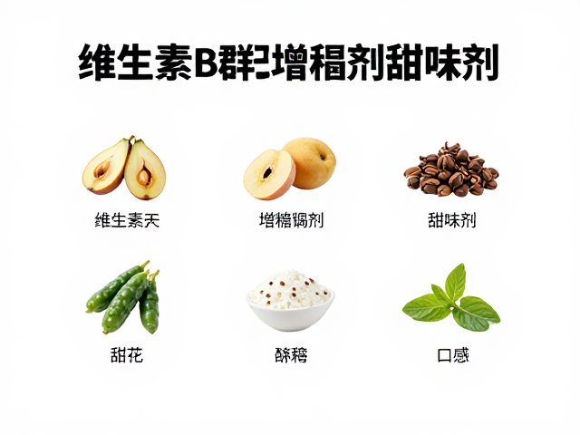 维生素B群搭配增稠剂甜味剂，科学口味选择指南