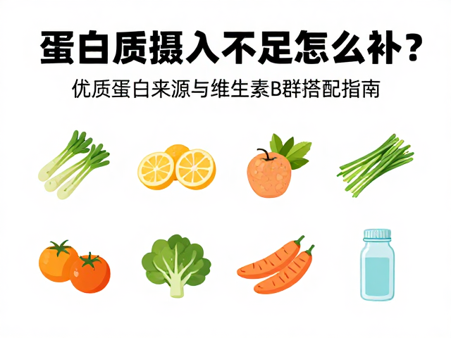 蛋白质摄入不足怎么补?优质蛋白来源与维生素B群搭配指南