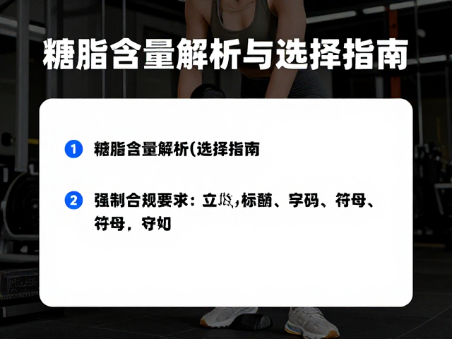 ON奥普帝蒙运动恢复支持，糖脂含量解析与选择指南